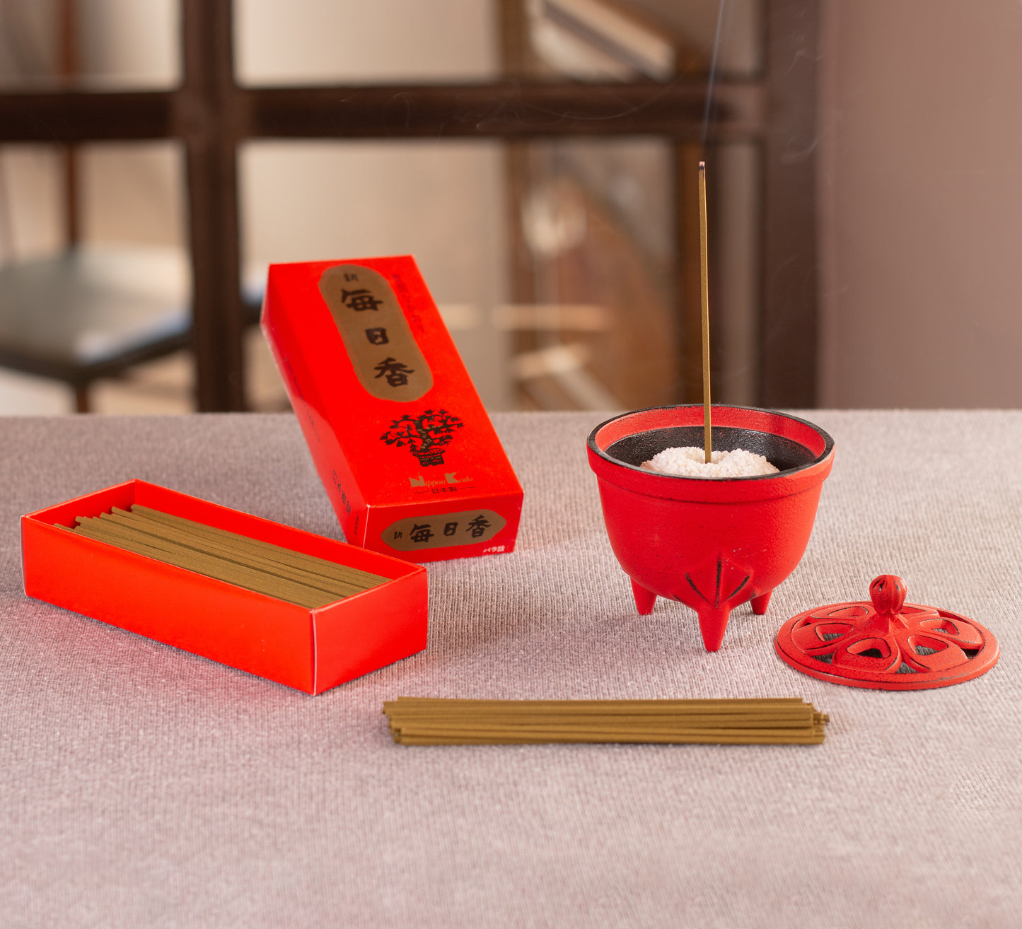 Shin Mainichikoh Incense - Sandalwood, Large Box