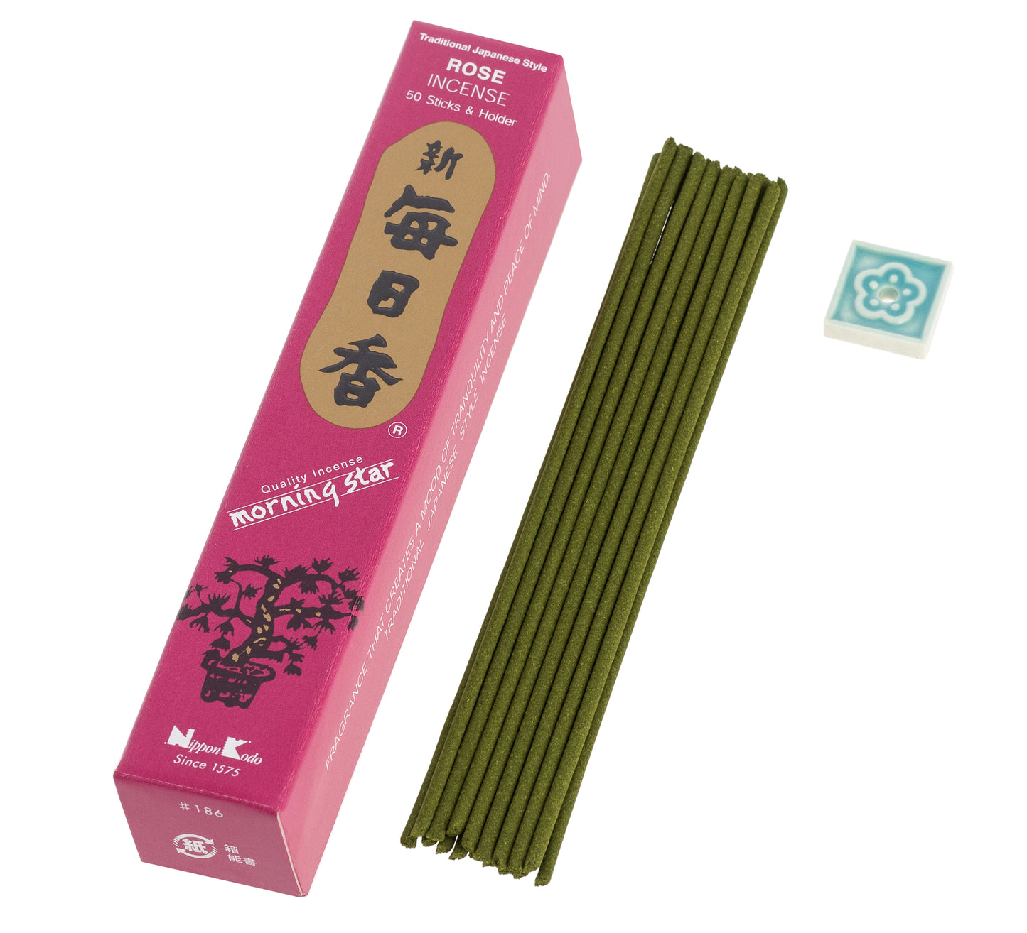 Incenso Morning Star - Rose, 50 bastoncini