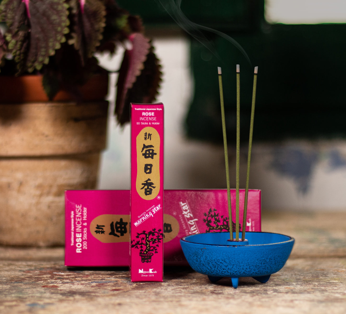 Incenso Morning Star - Rose, 50 bastoncini