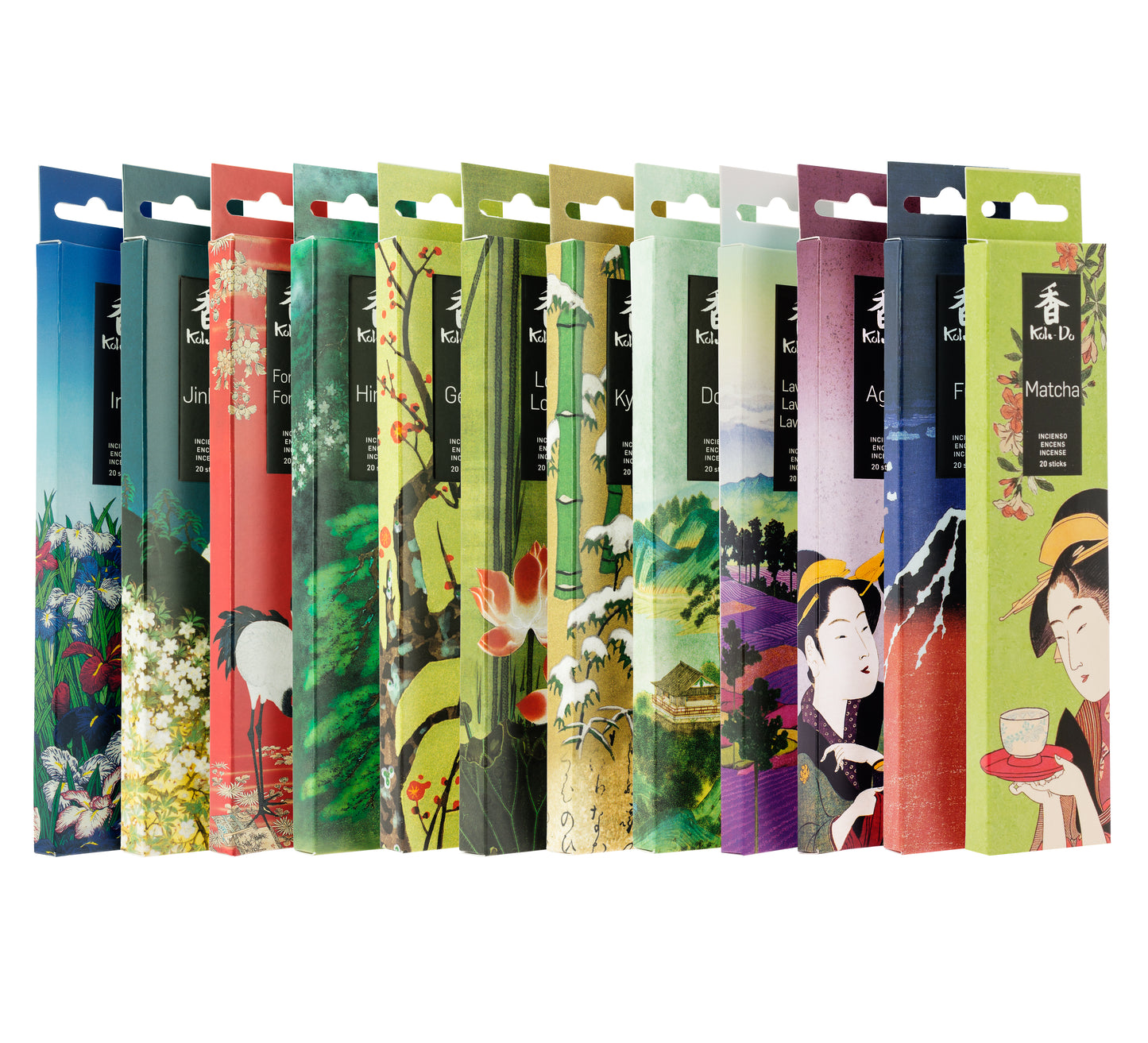 Pack Encens Koh Do - 12 Senteurs, Assortiment 2