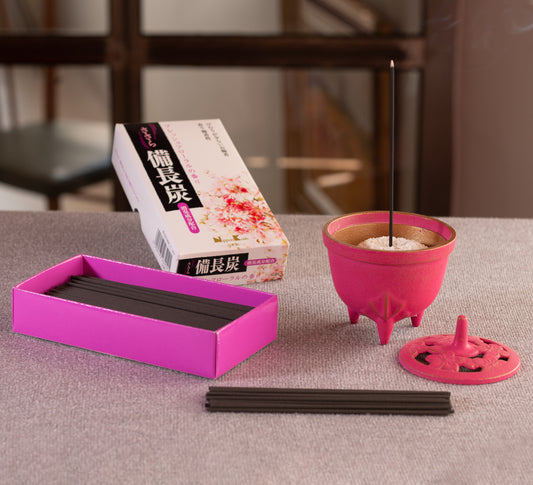 Sasara Binchotan Incense - Fresh Floral, Large Box