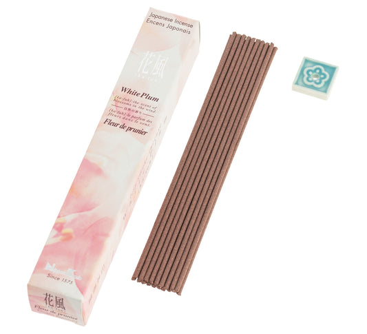 Encens Ka-fuh Prunier Blanc 50 bâtonnets