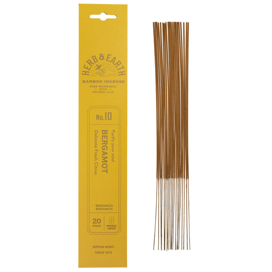 Räucherstäbchen Herb & Earth - Bergamotte