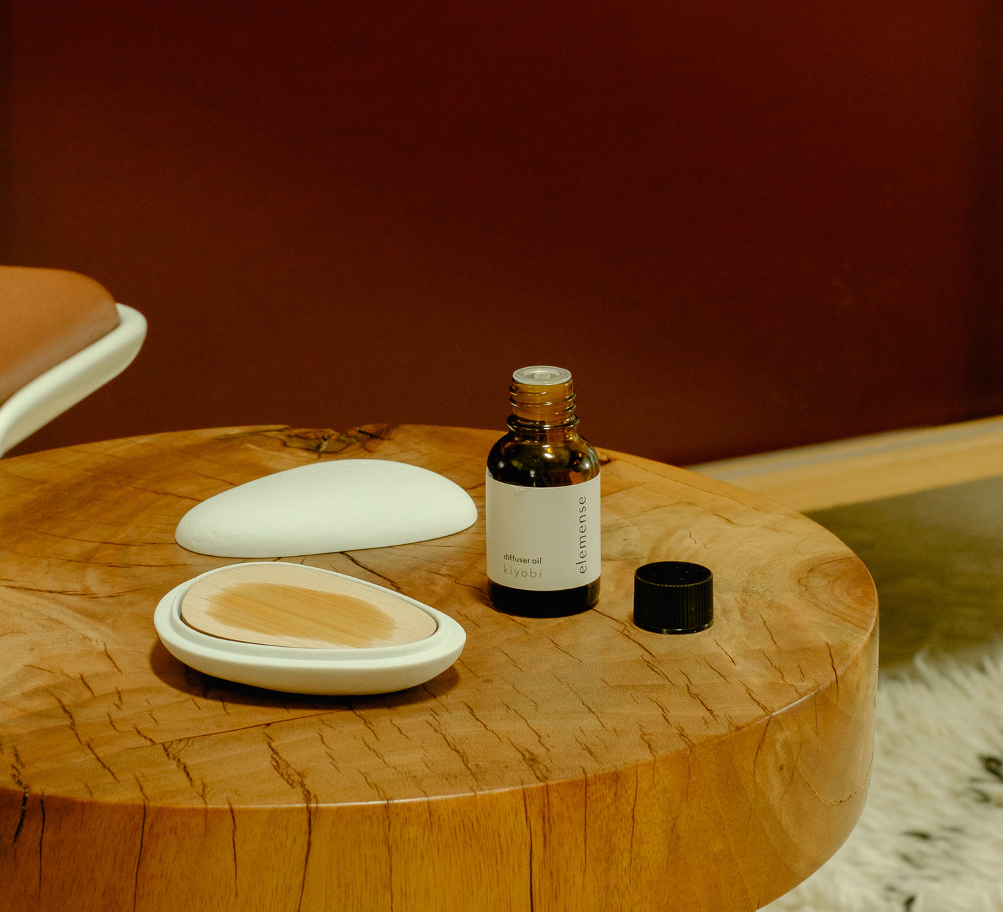 Kohgou Elemense Plate Diffuser - Hinoki