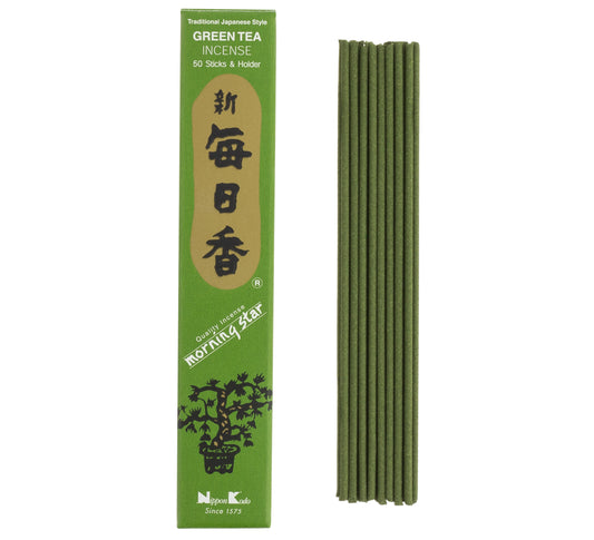 Morning Star Incense - Green Tea, 50 Sticks