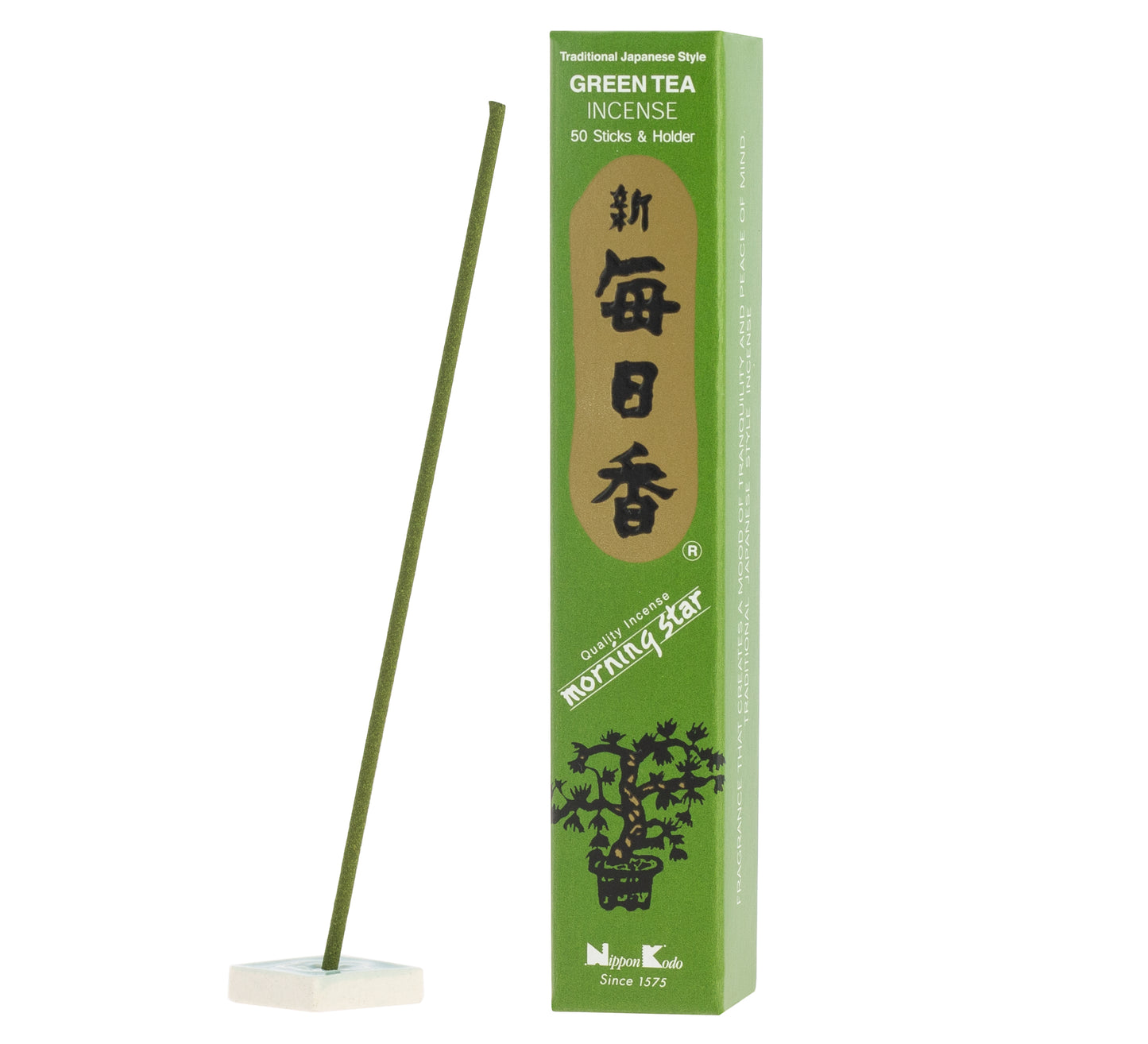 Incenso Morning Star - Tè verde, 50 bastoncini