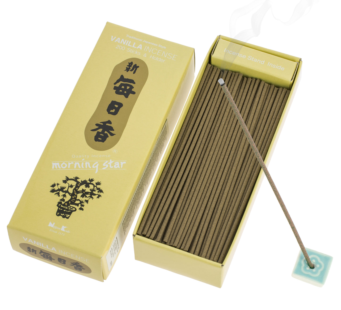 Morning Star Incense - Vanilla, 200 Sticks