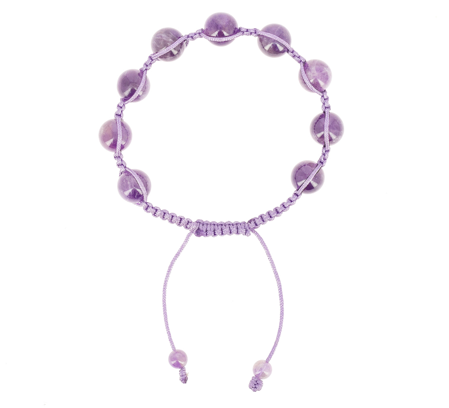 Shambala-Armband - Amethyst