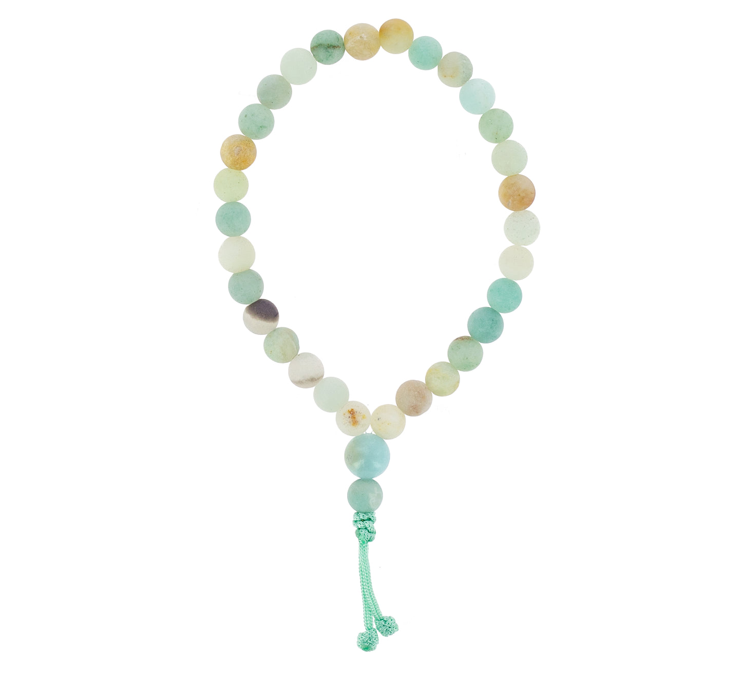 Matte Amazonite Wrist Mala