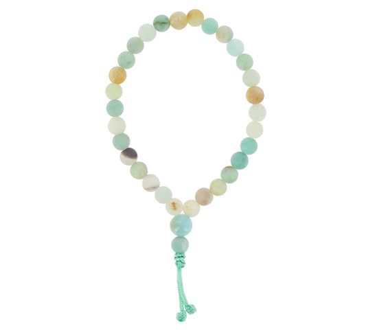 Bracelet-mala Amazonite Mate