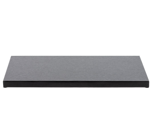 Flaches schwarzes Tablett für Weihrauchbrenner