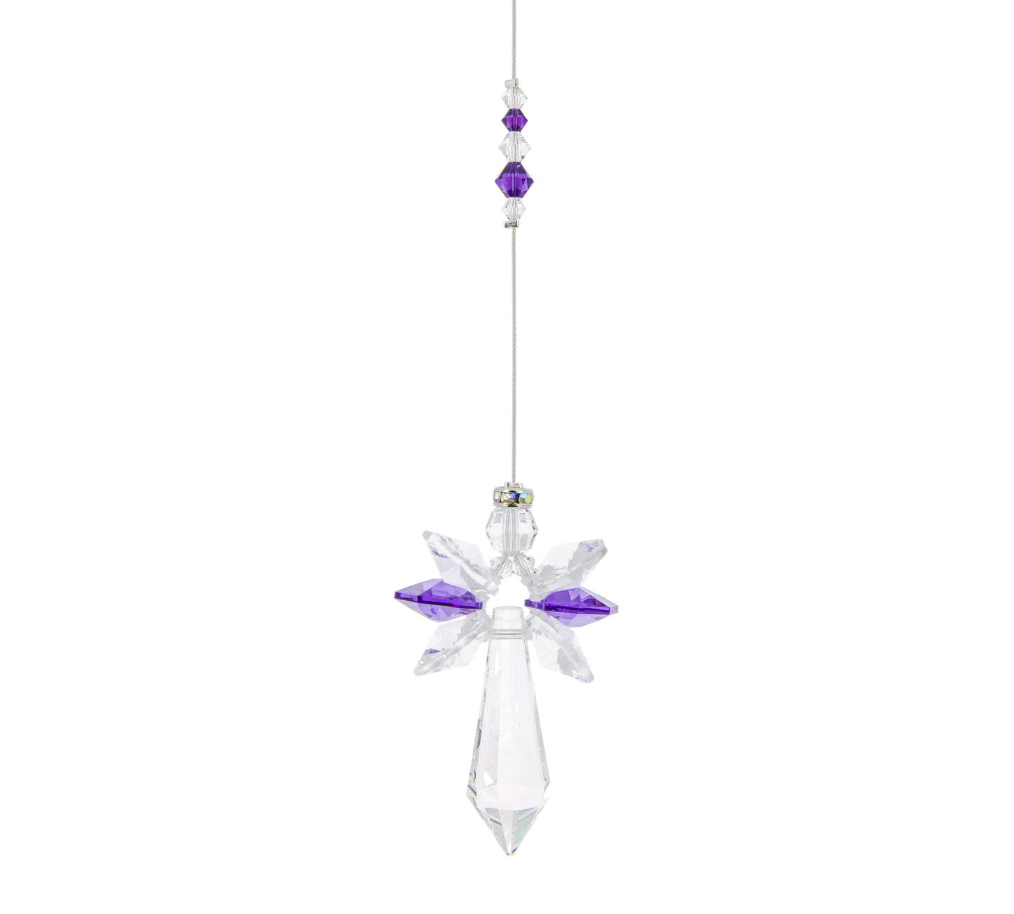 Archangel Crystal Suncatcher - February