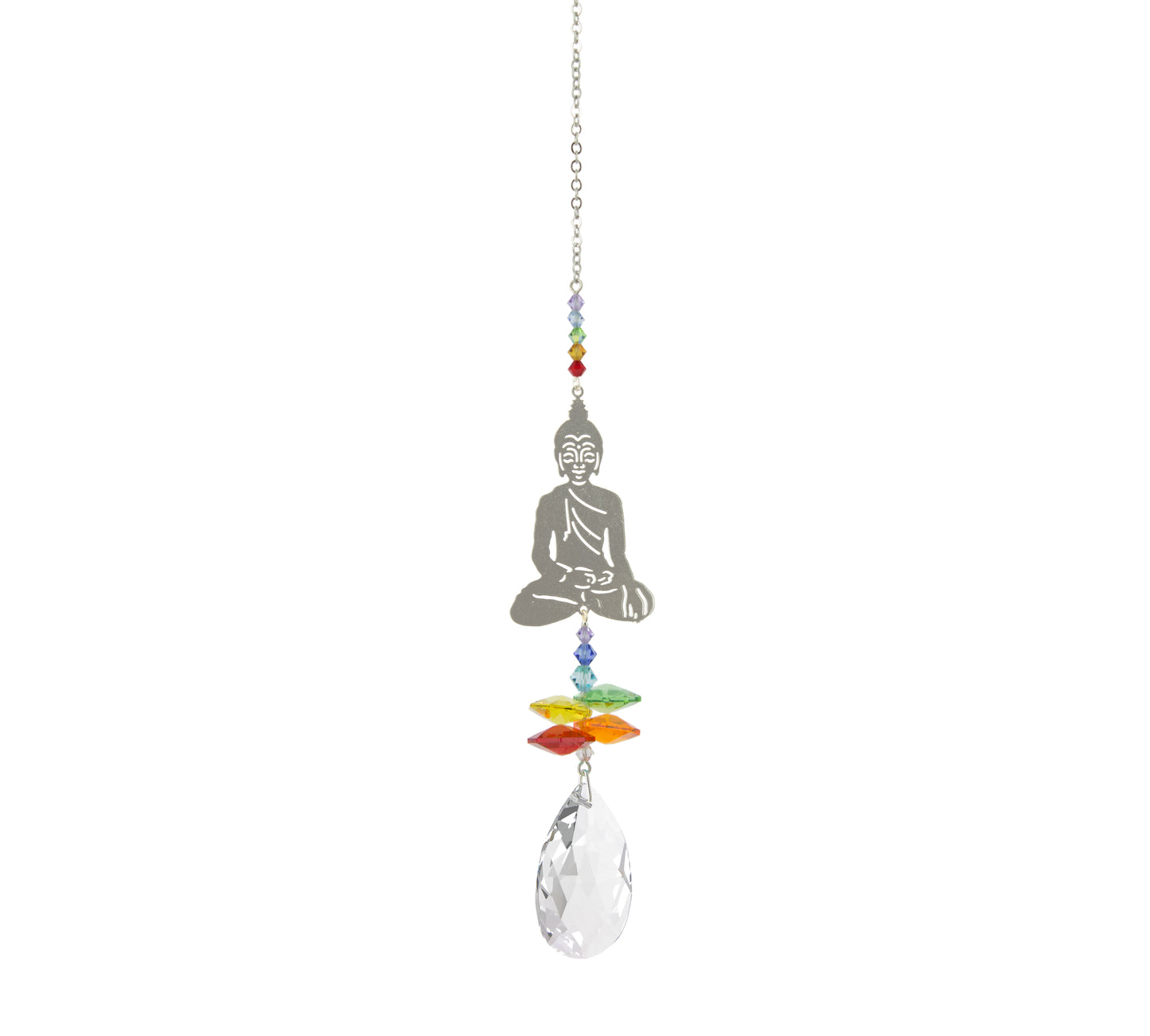 Crystal Fantasy Suncatcher - Buddha