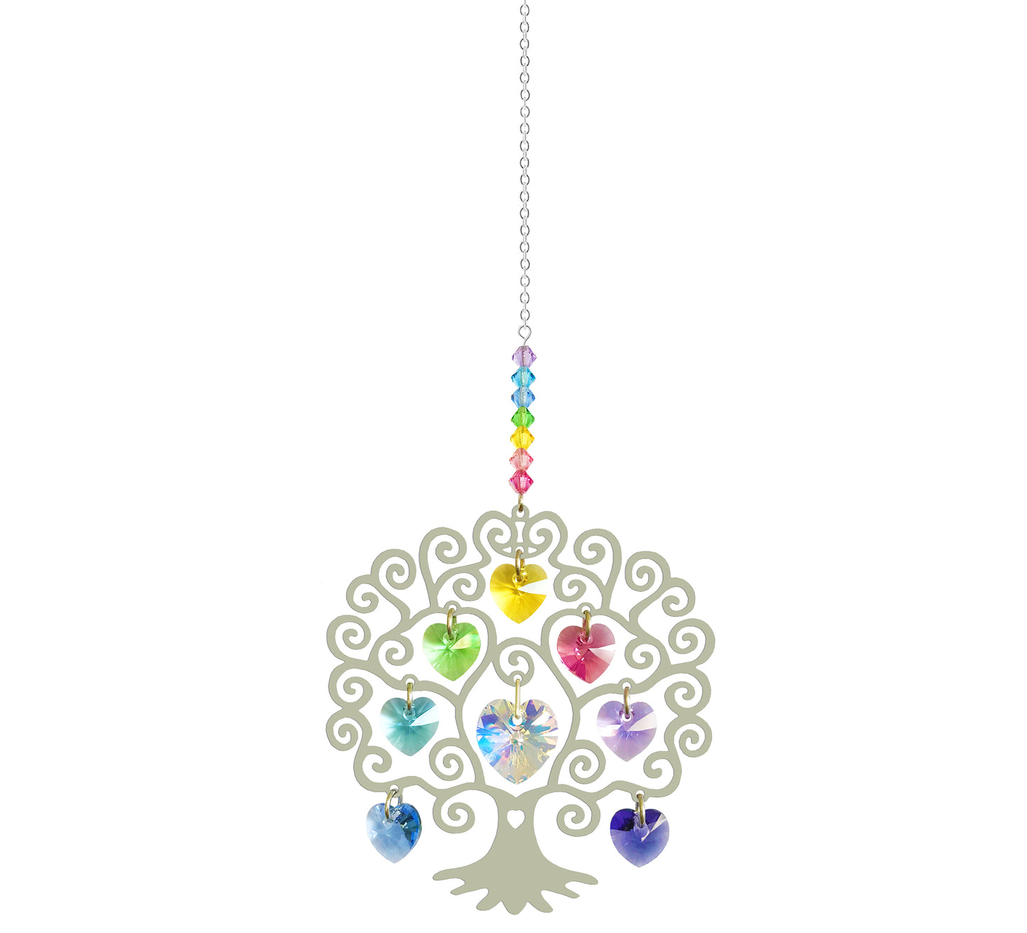 Árvore da Vida Cristal Suncatcher - Pure Light