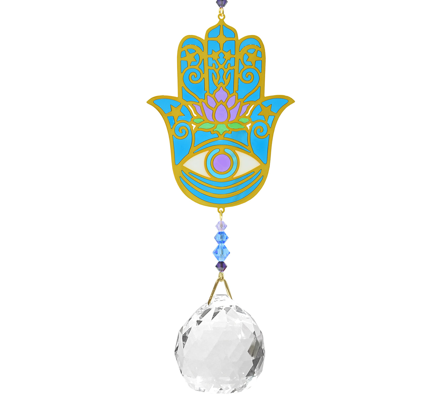 Grand Cristal Feng Shui Hamsa, Protection