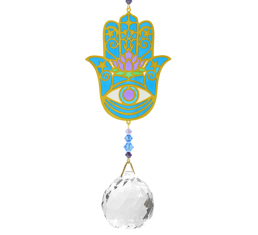 Grand Cristal Feng Shui Hamsa, Protection