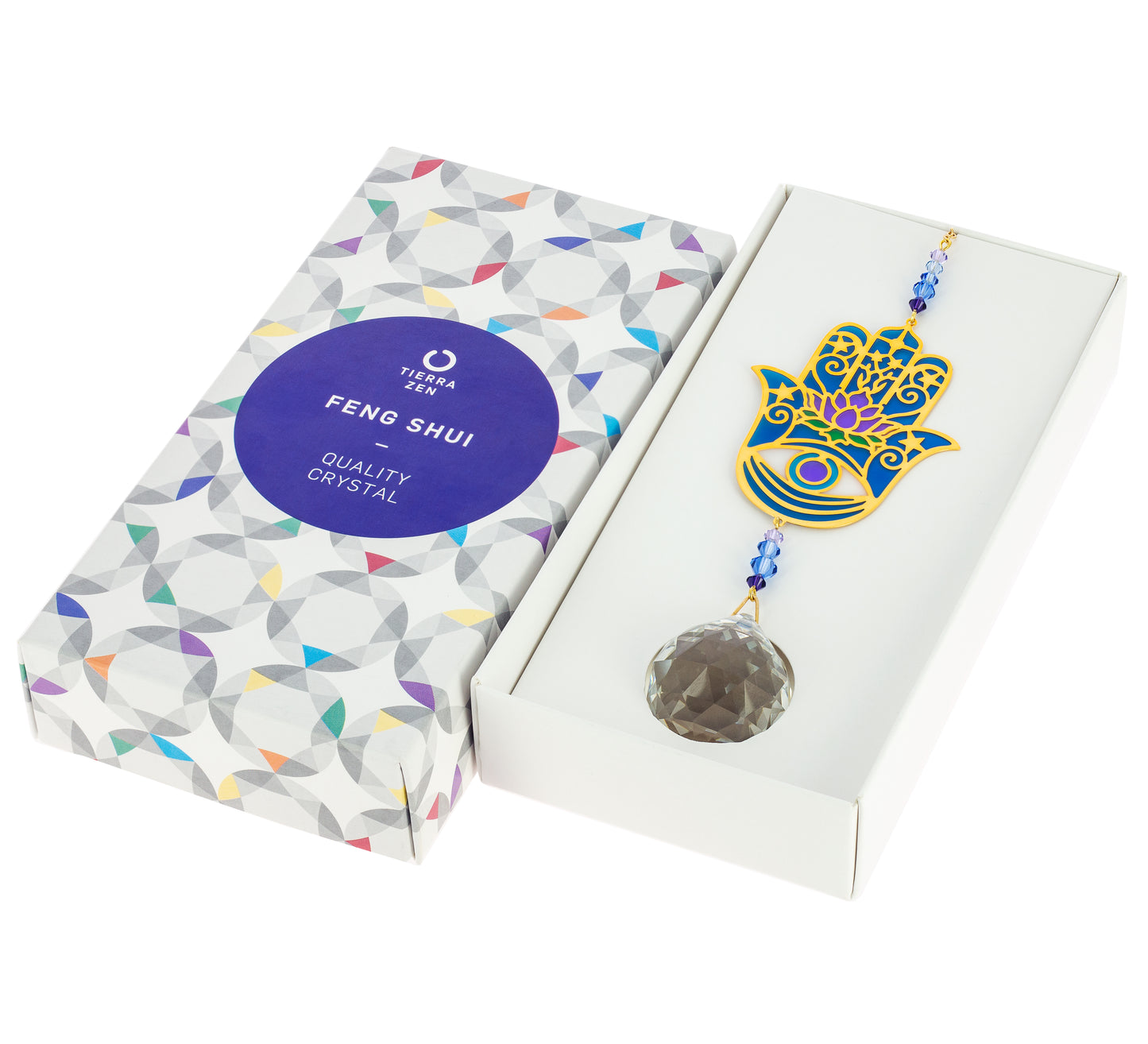 Grand Cristal Feng Shui Hamsa, Protection