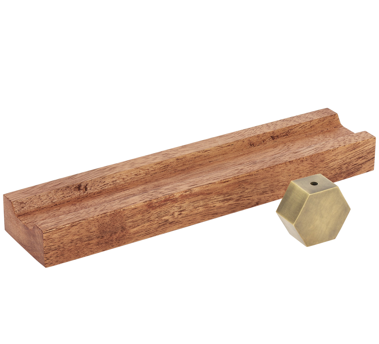 Porta incenso Paramita - Esagono d'ottone