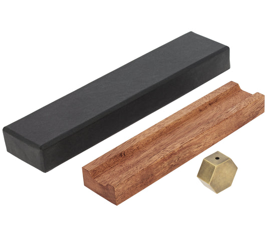 Paramita Incense Holder - Brass Hexagon