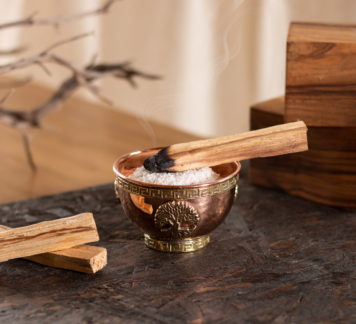 Bowl Incense Burner - Tree of Life
