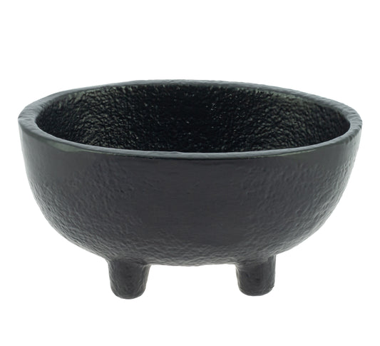 Incensario cuenco, negro Dhruva