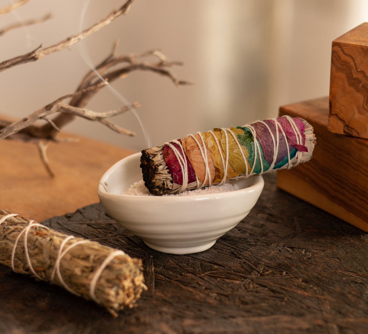 Funagata Incense Burner - White