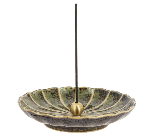 Porte-encens Kiku Vert
