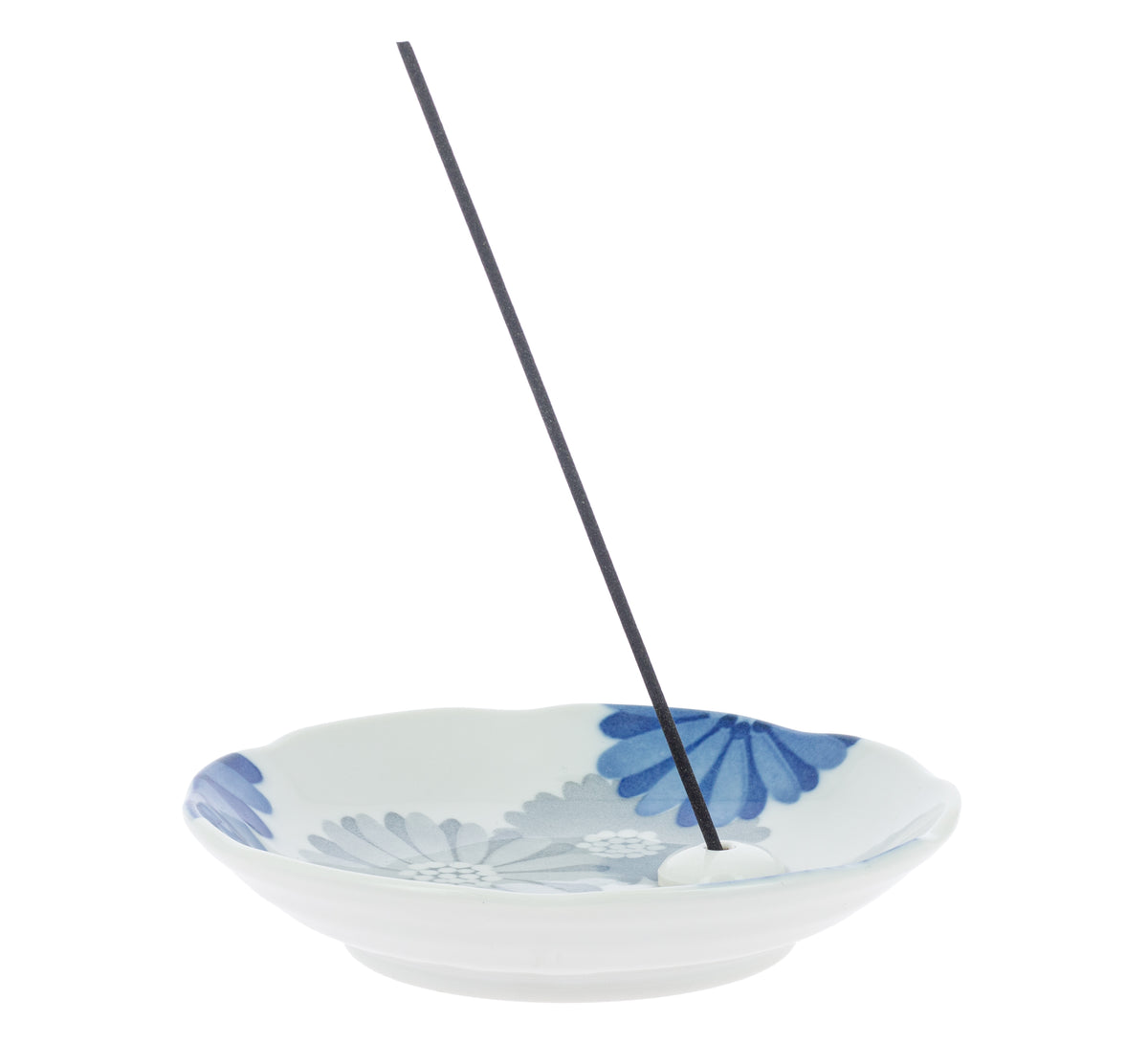Porte-encens Chrysanthème Bleu