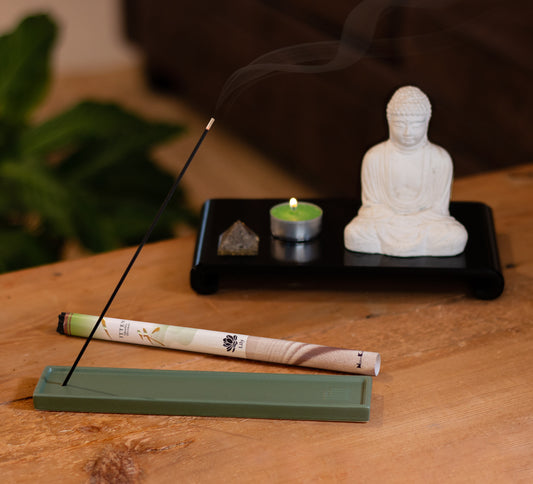 Porta incenso Yukari - Lungo, Verde