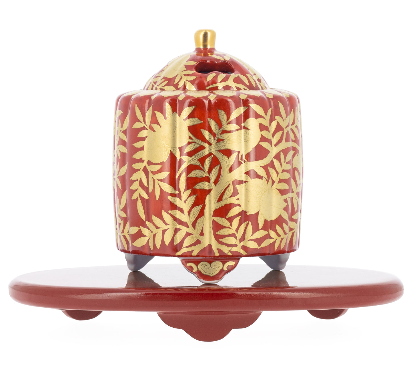 Peana Roja para Incensario