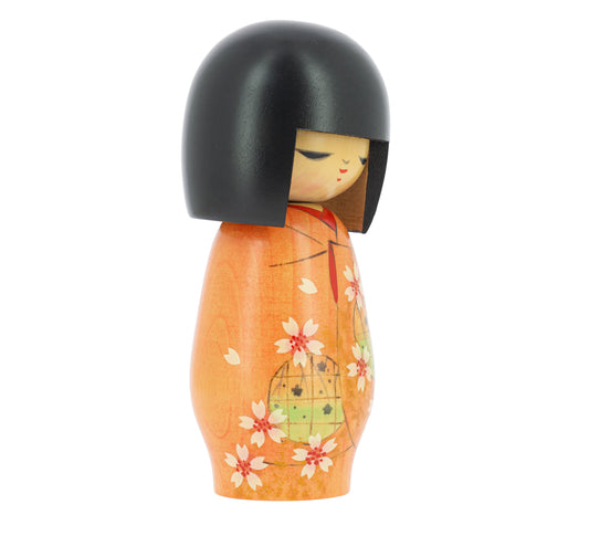 Kokeshi Doll - Kimono, Spring