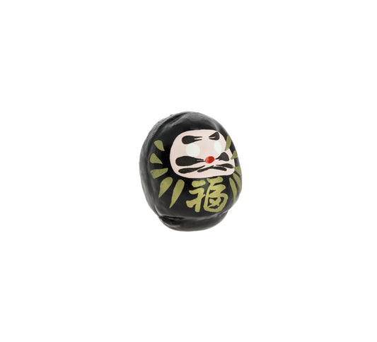 Daruma Tradicional Preto - Proteção, Pequeno