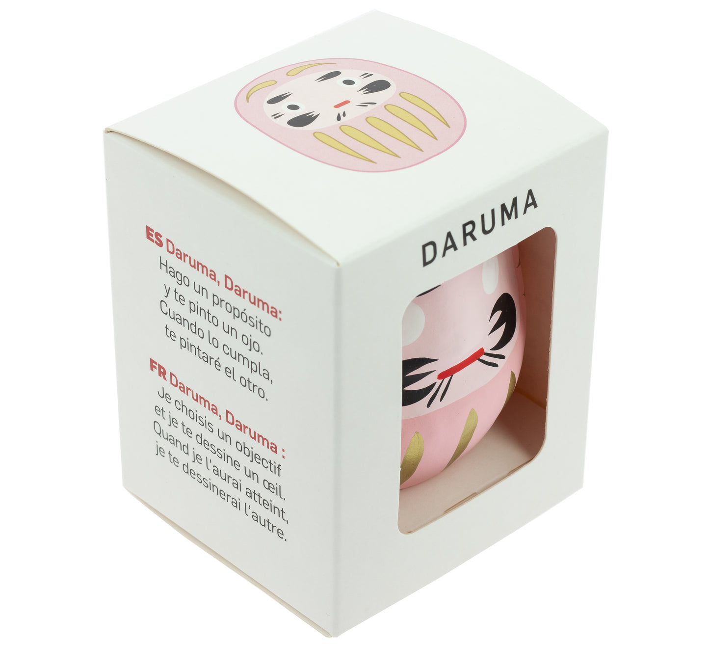 Daruma rosa - Affetto, grande
