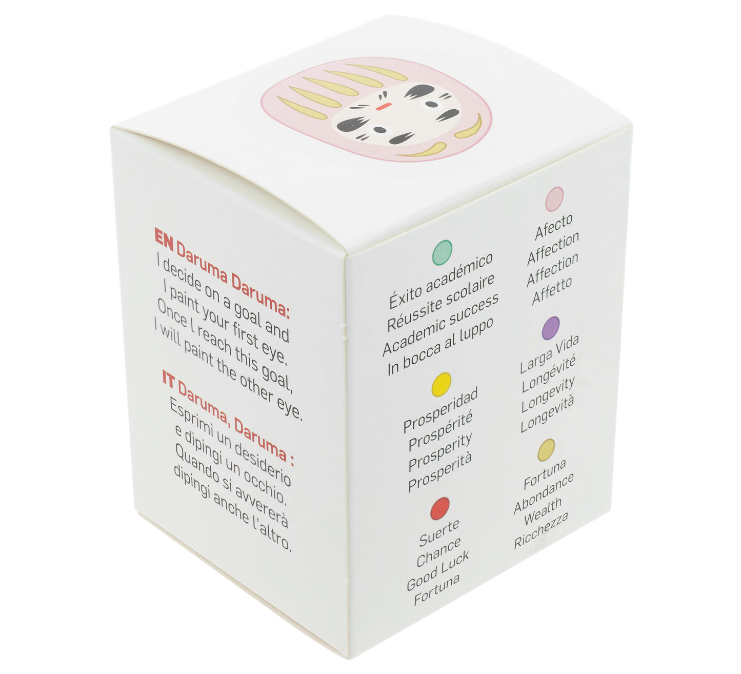 Daruma rosa - Affetto, grande