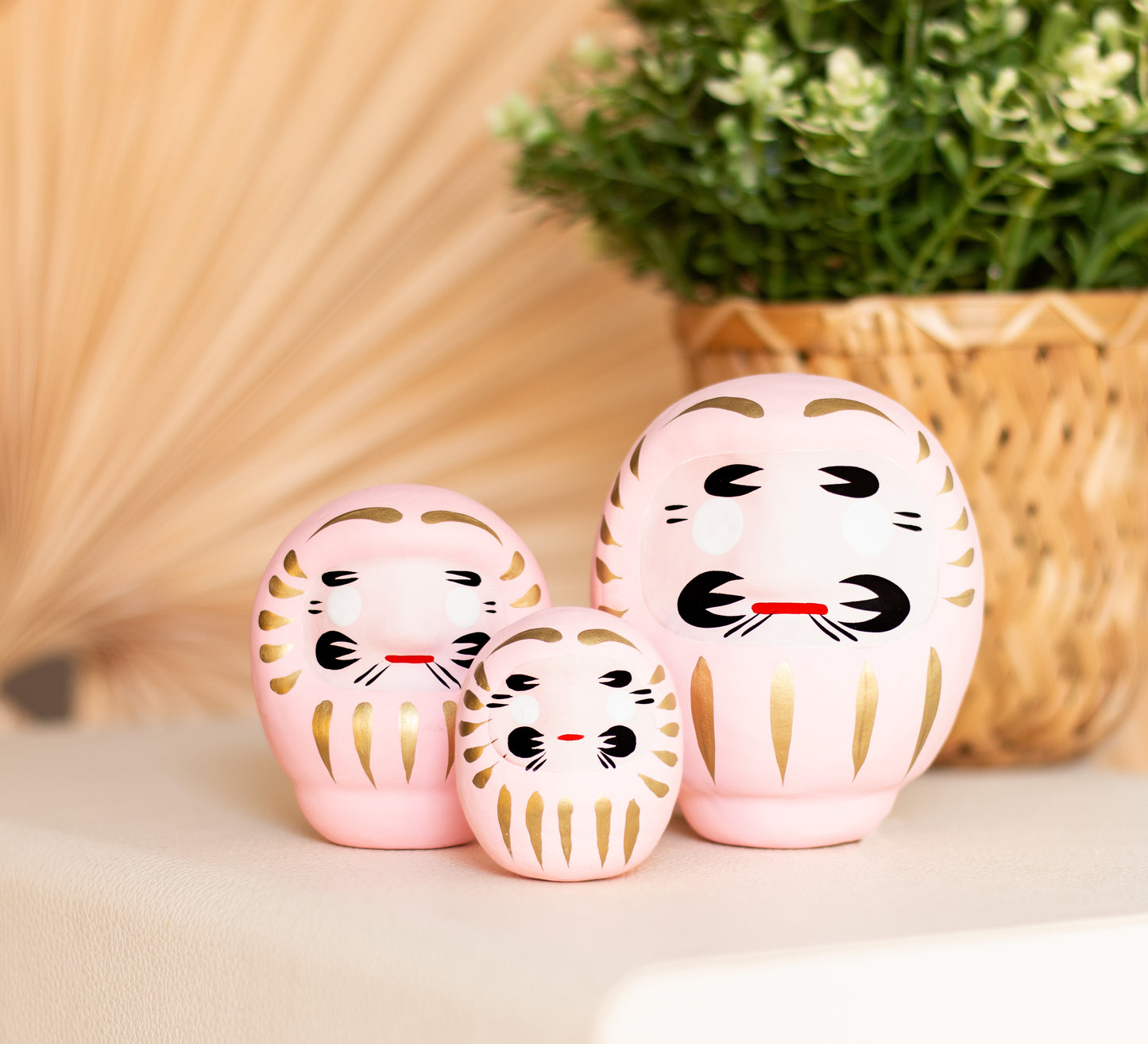 Rosa Daruma - Zuneigung, Medium