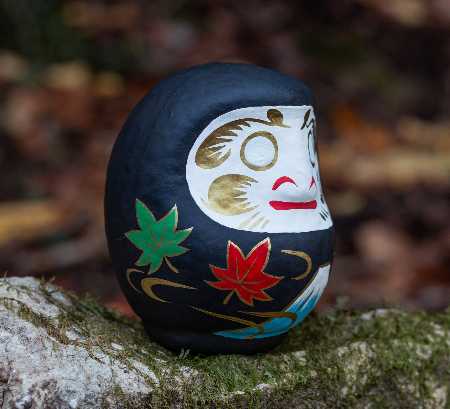 Daruma 4 Estações - outono, 14 cm