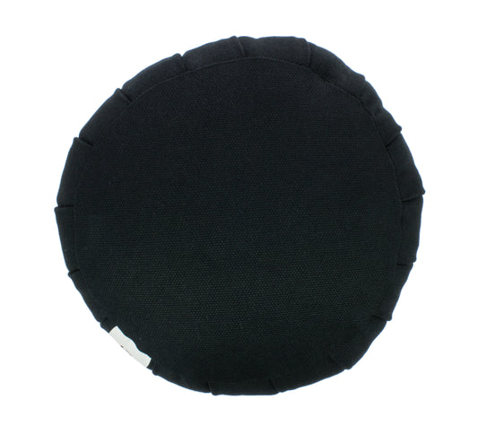 Zafu Rond de Kapok Noir