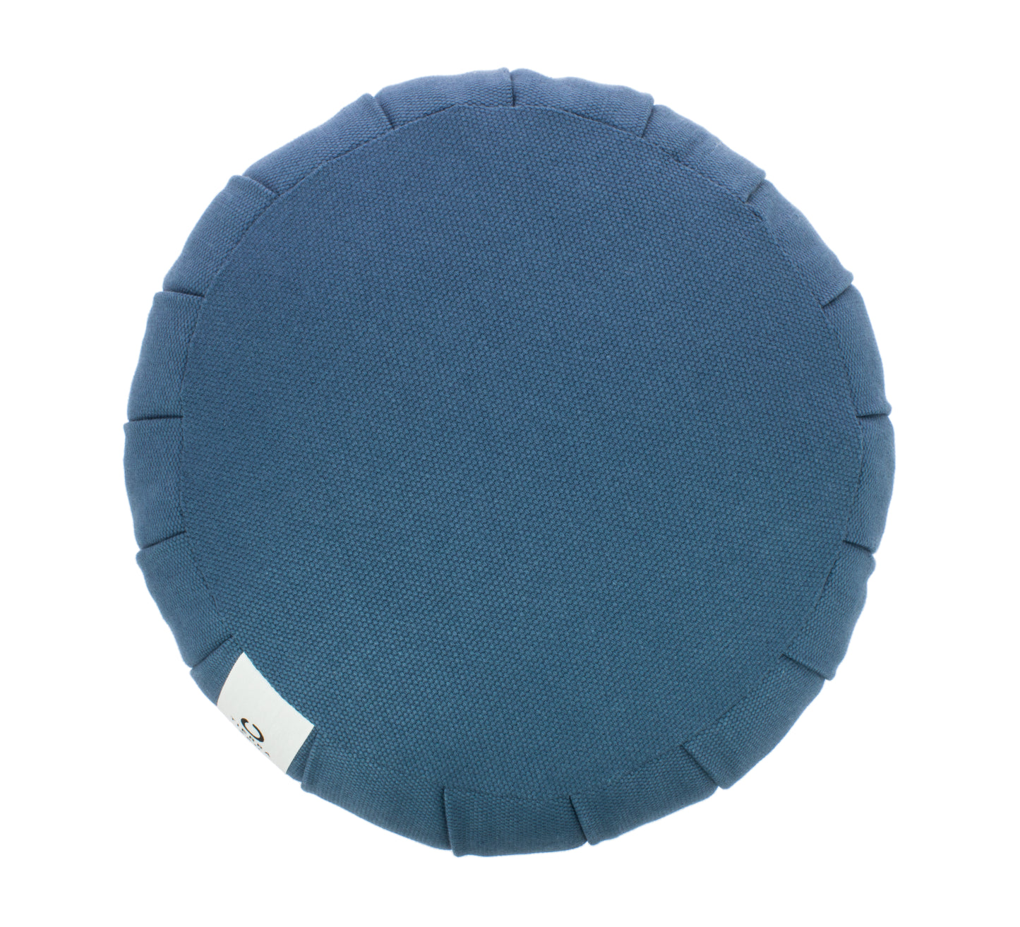 Zafu rotondo Kapok - Blu