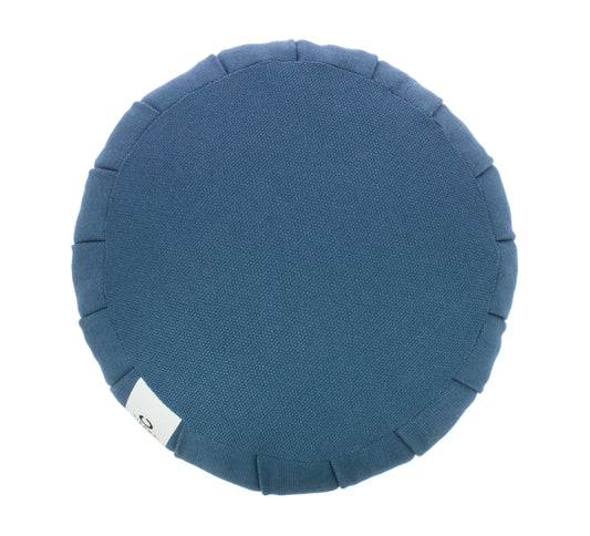Zafu Rond de Kapok Bleu