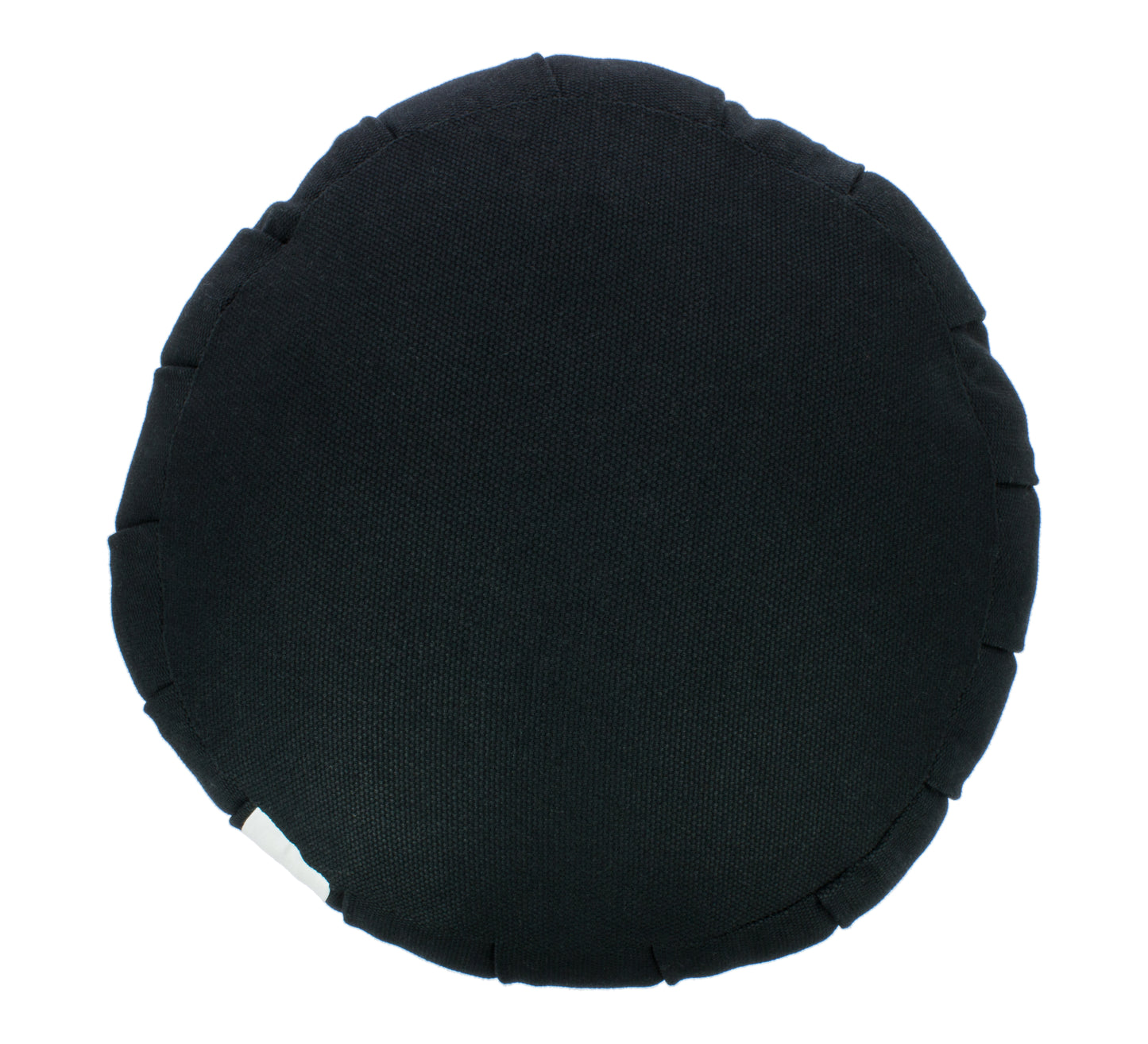 Zafu rotondo in Kapok - Nero, grande