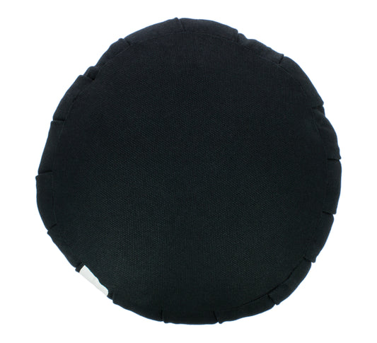 Grand Zafu Rond de Kapok Noir