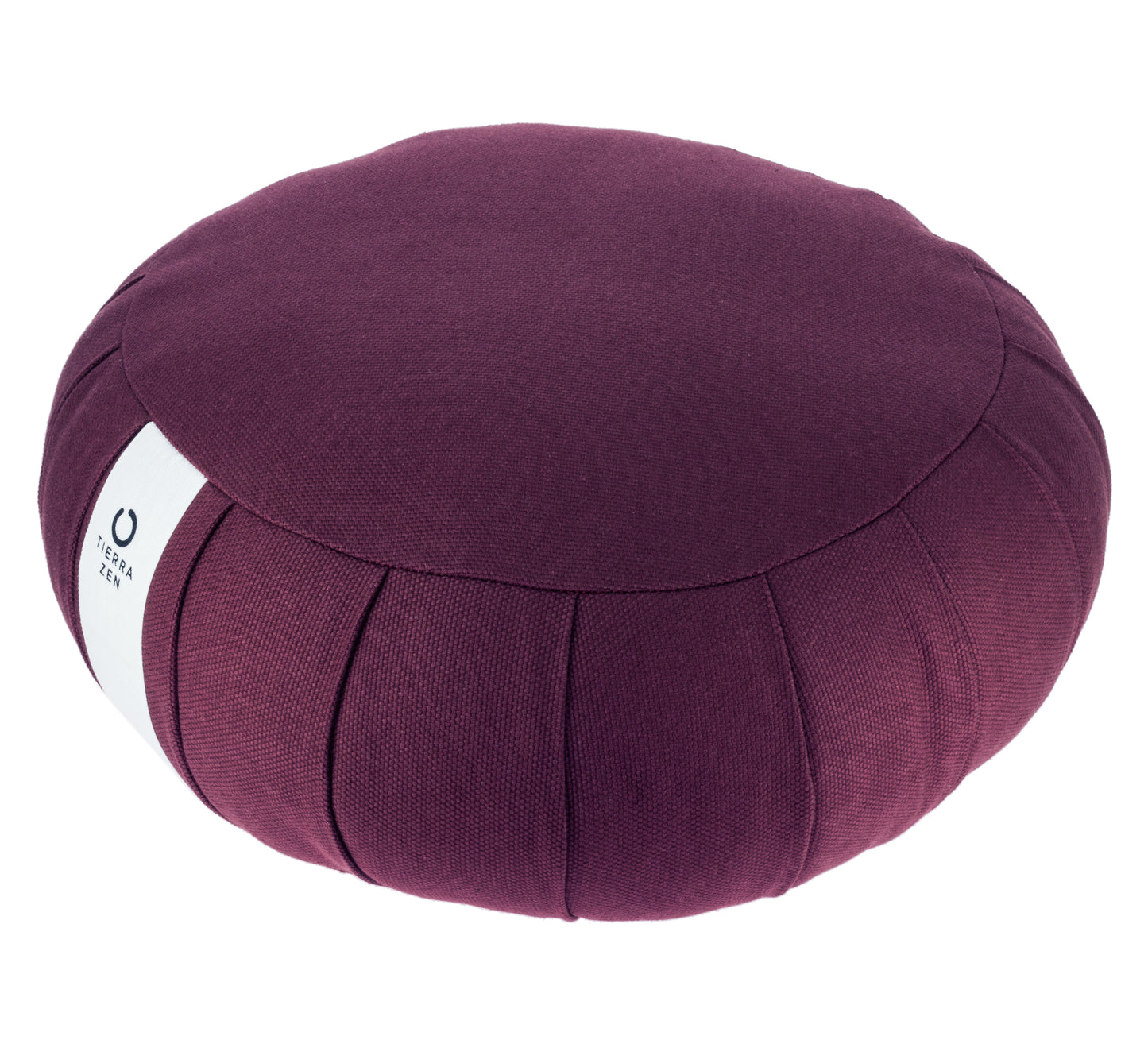 Zafu rotondo in Kapok - Viola, grande
