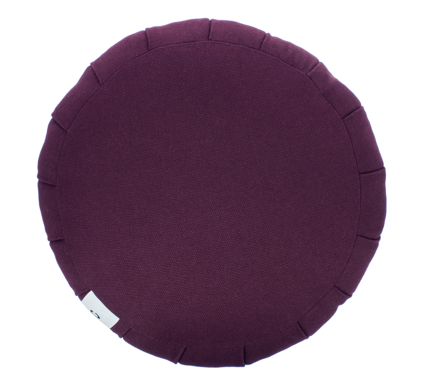 Zafu rotondo in Kapok - Viola, grande