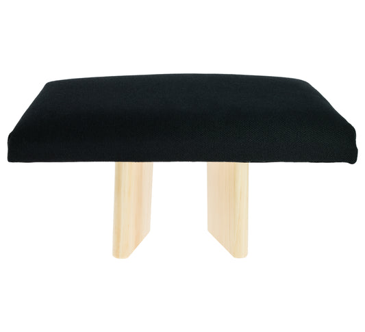 Banc de Méditation Rembourré Noir