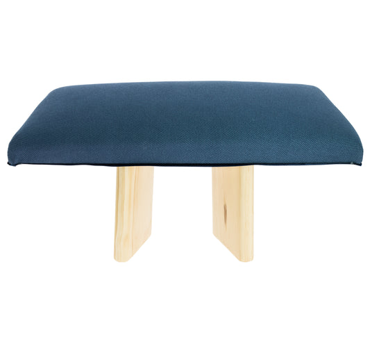 Banc de Méditation Rembourré Bleu