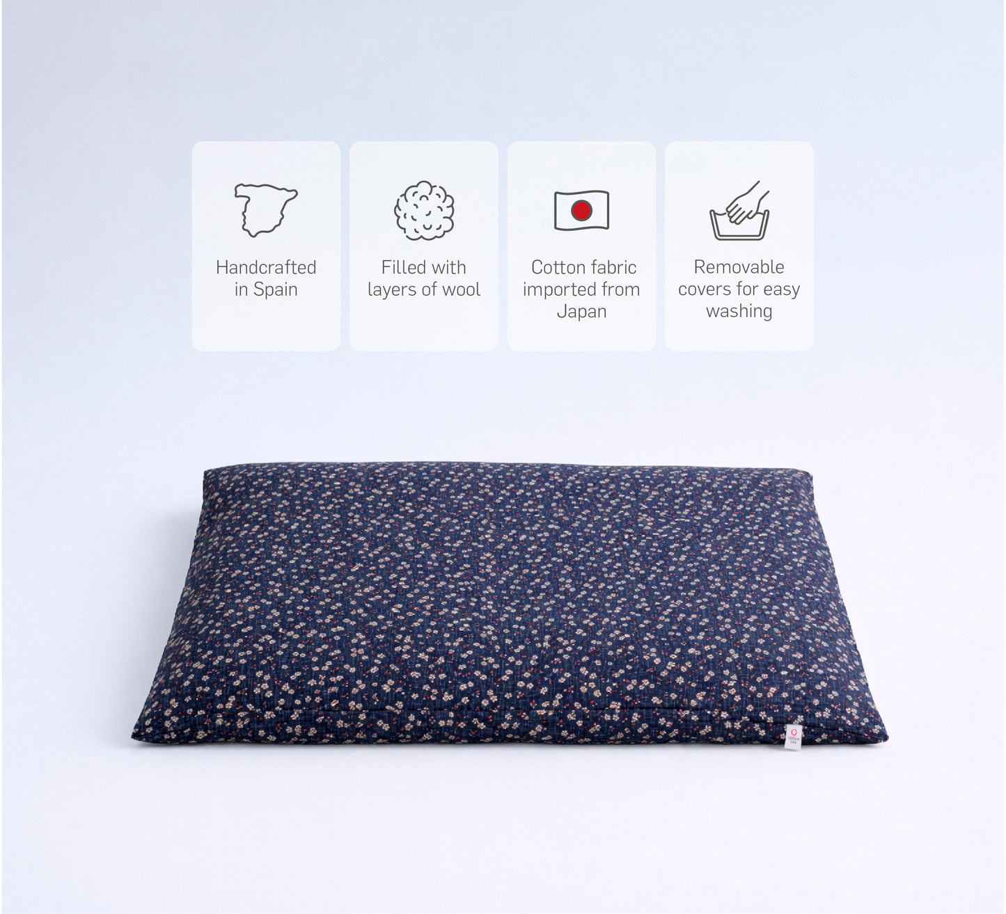 Zabuton - Blaue Sakura