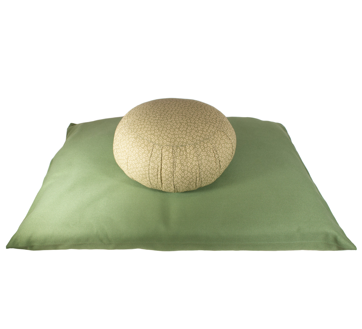 Zafu rotondo di Kapok - Sakura verde