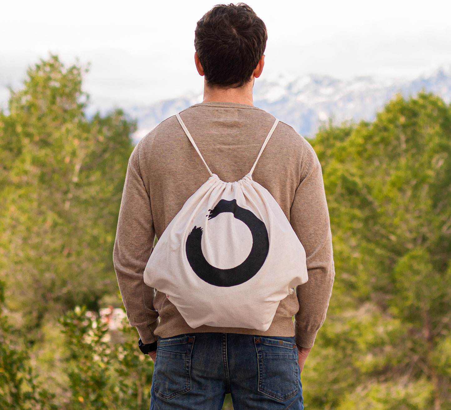 Kapok Round Zafu - Blue Asanoha