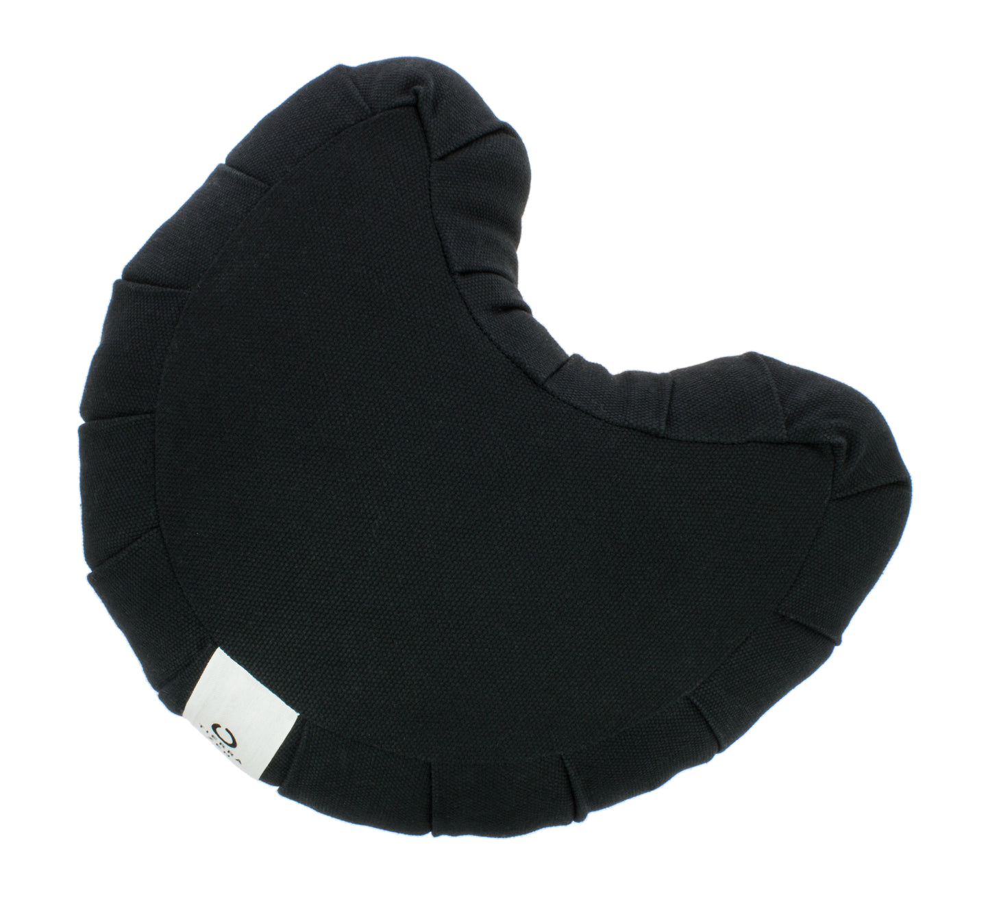 Zafu Kapok a mezza luna - Nero