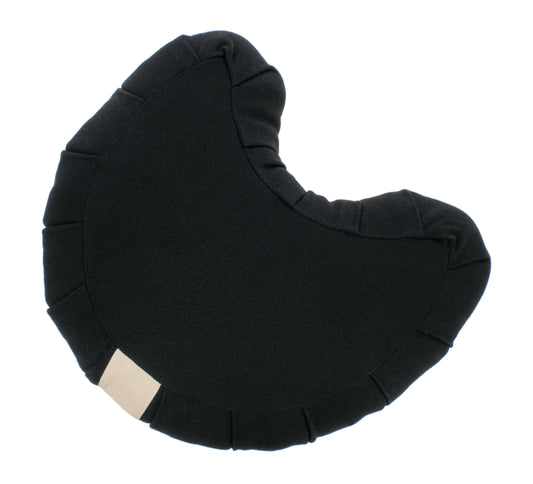 Kapok Half-moon Zafu - Black